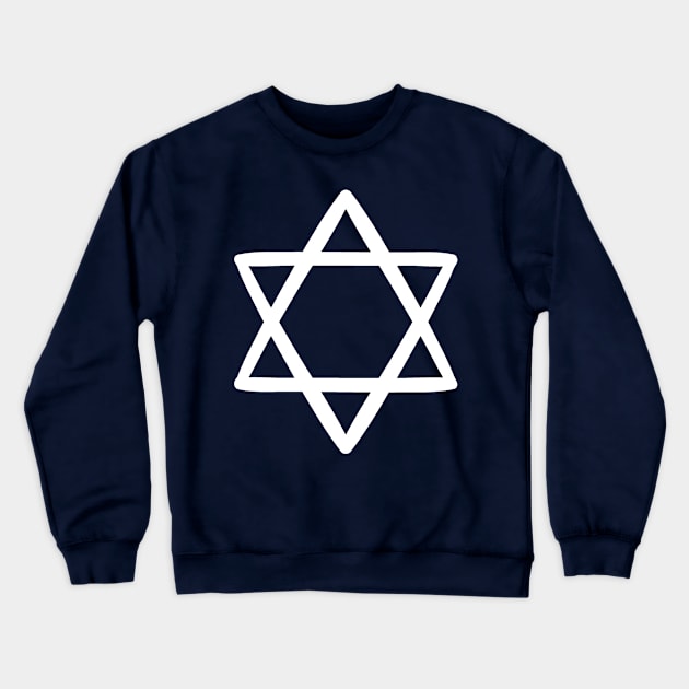 Schmanta star of david pattern Crewneck Sweatshirt by LukjanovArt